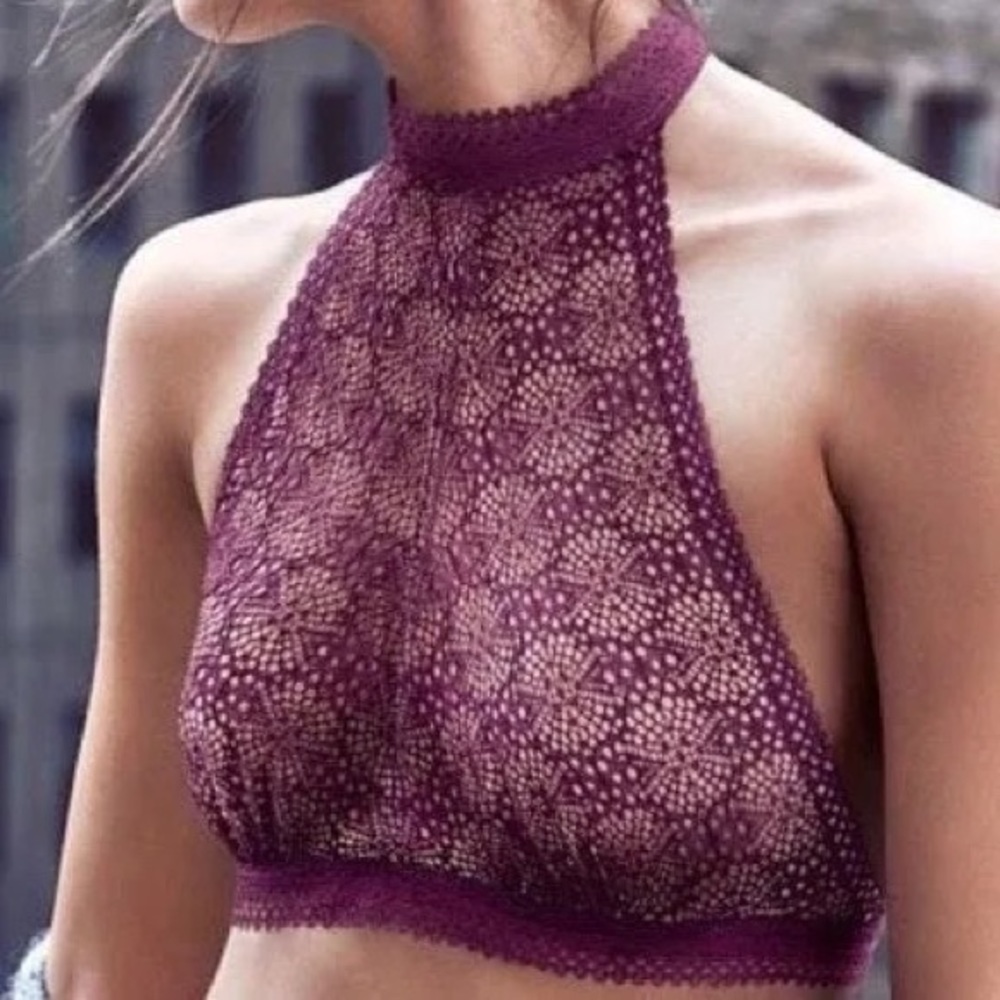 Victoria’s Secret lace high neck bralette